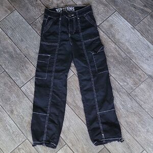 VIP Jeans Women's Black Cargo Pants